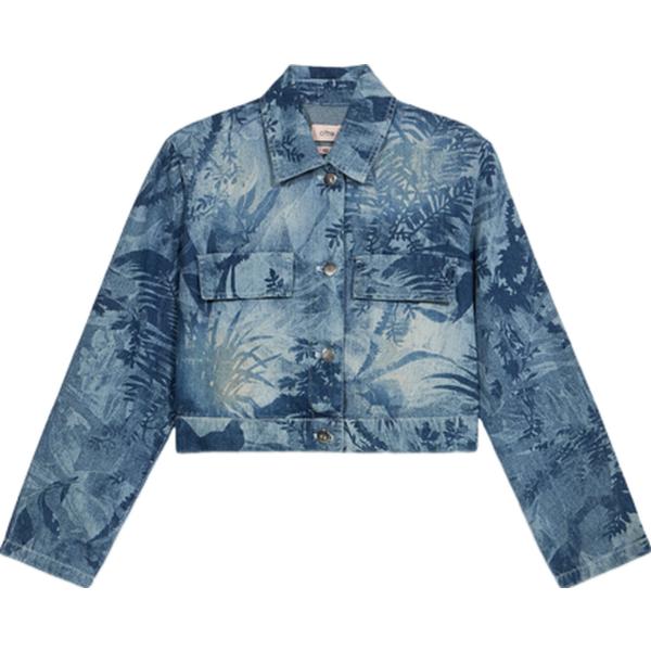 blazer Oltre blu a fiori