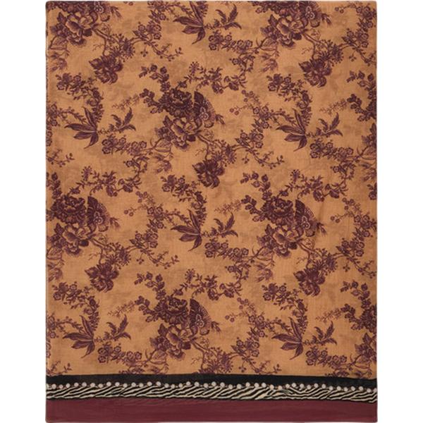 foulard Oltre marrone a fiori