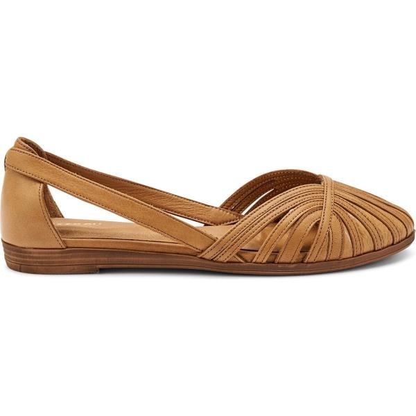 ballerine Frau marrone