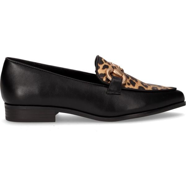 mocassini Marco Tozzi nero animalier
