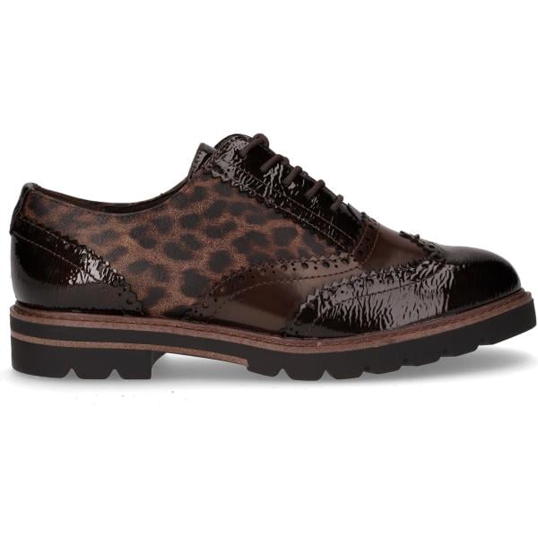 scarpe stringate Marco Tozzi nero animalier