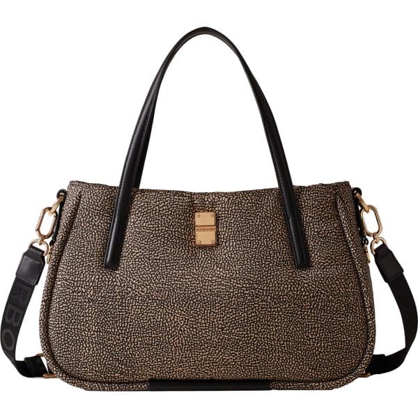 shopping bag Borbonese nero