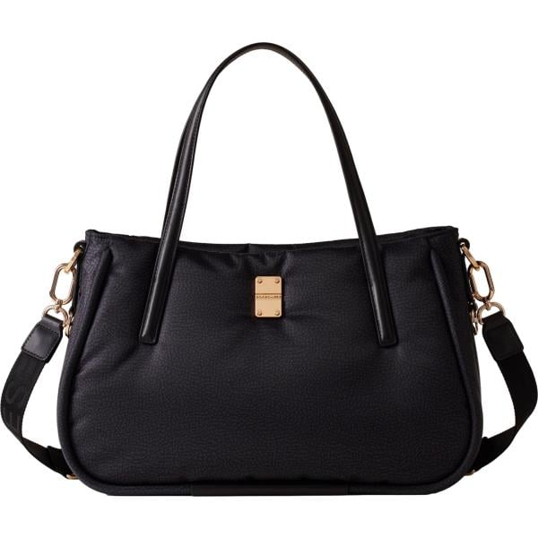 shopping bag Borbonese nero