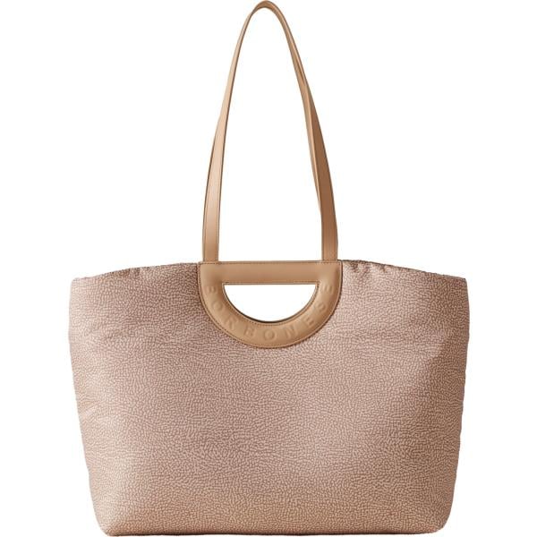 shopping bag Borbonese marrone