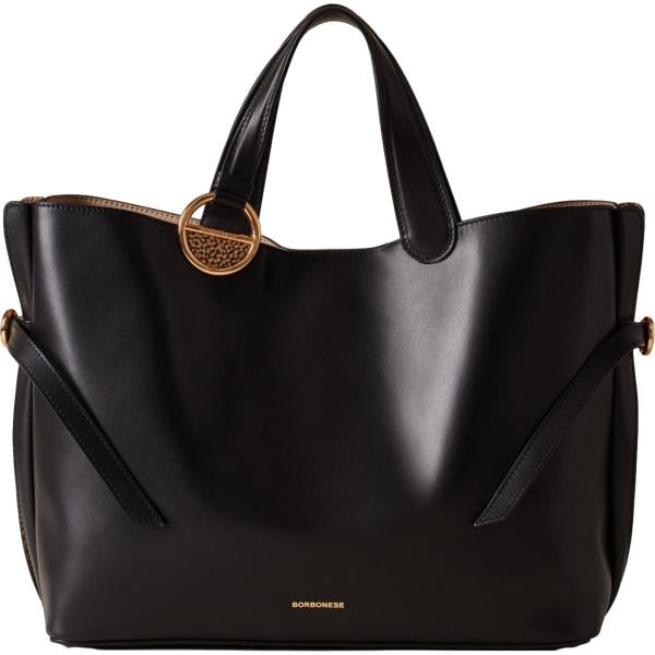 shopping bag Borbonese nero