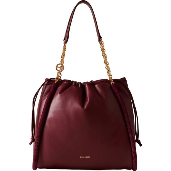 shopping bag Borbonese marrone