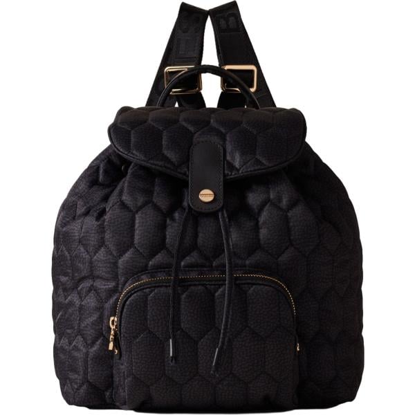zaini Borbonese nero con stampe