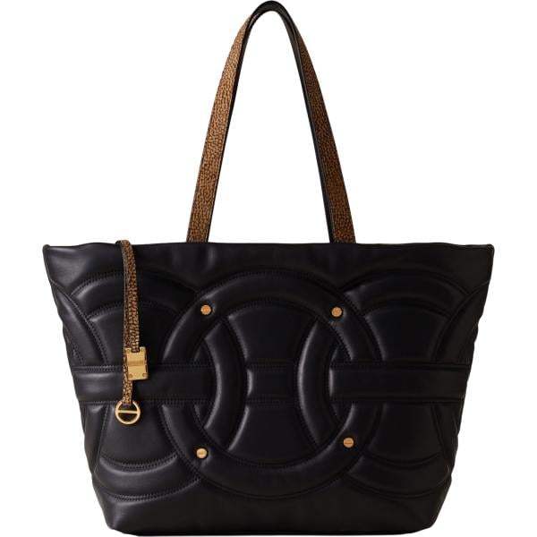 shopping bag Borbonese nero