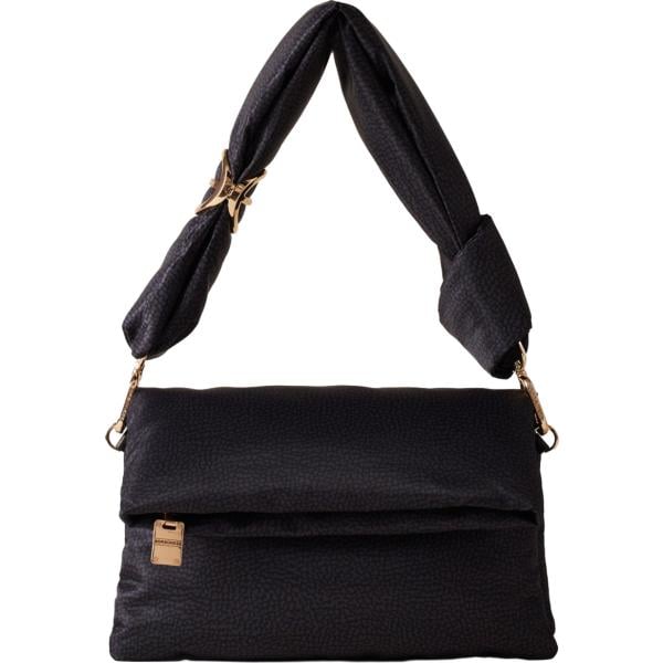 borse a tracolla Borbonese nero con stampe