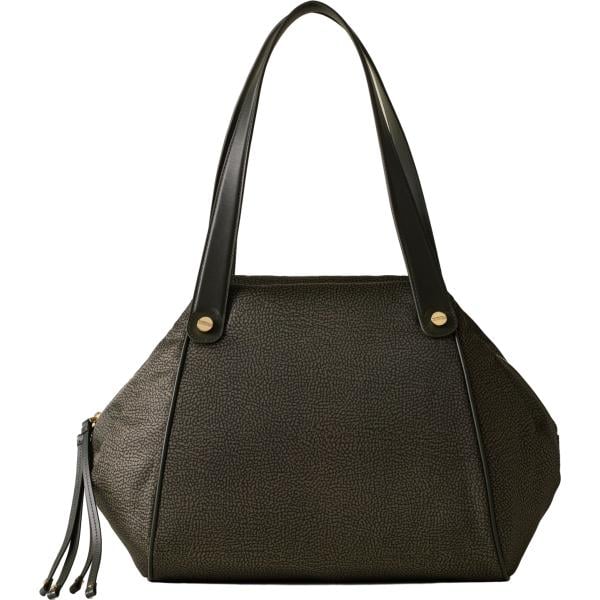 shopping bag Borbonese marrone