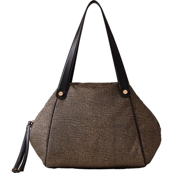 shopping bag Borbonese marrone