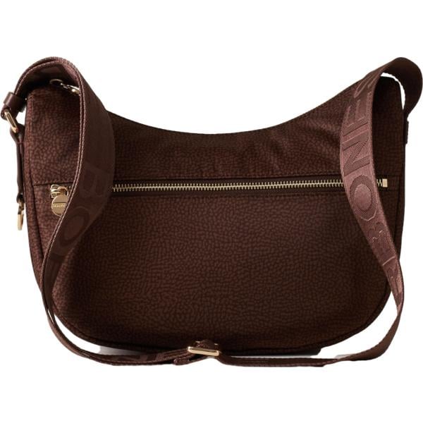 borse a spalla Borbonese nero con stampe