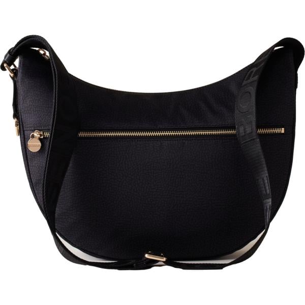 borse a spalla Borbonese nero con stampe