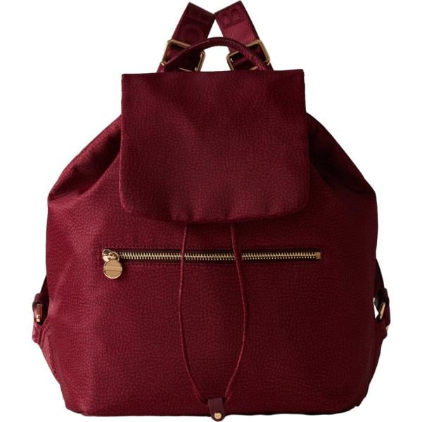 zaini Borbonese marrone con stampe