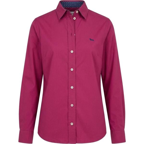 camicie Harmont&Blaine rosso tinta unita