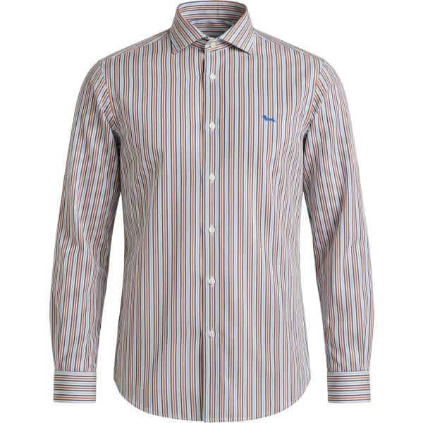 camicie Harmont&Blaine arancione a righe