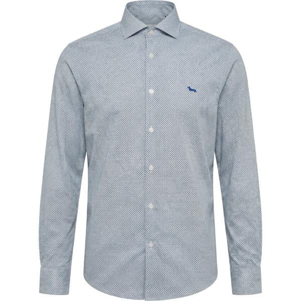 camicie Harmont&Blaine verde con stampe