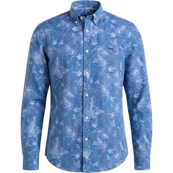 camicie Harmont&Blaine blu con stampe