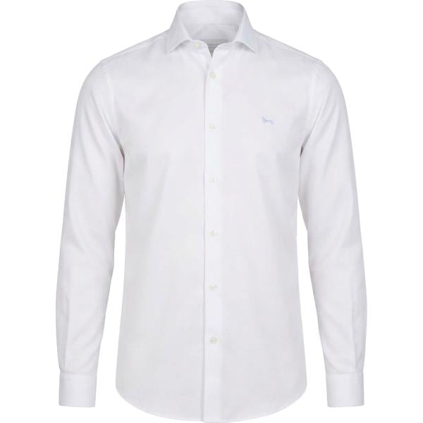 Camicia da uomo in bianco neve in cotone Harmont&Blaine Harmont&Blaine