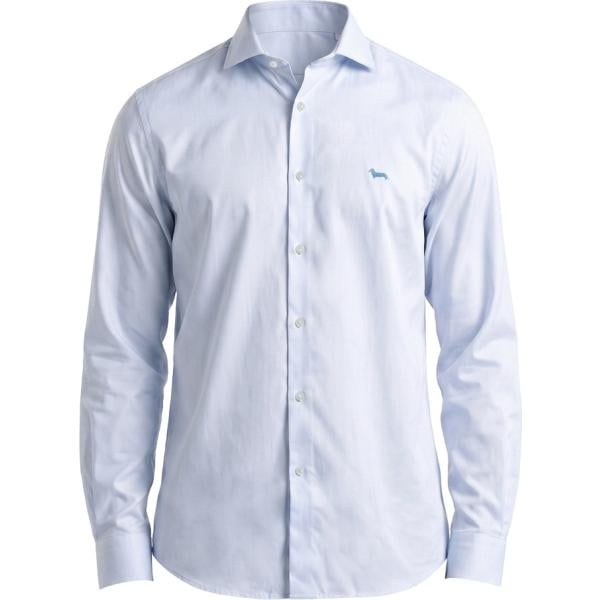 Camicia da uomo in viola chiaro in cotone Harmont&Blaine