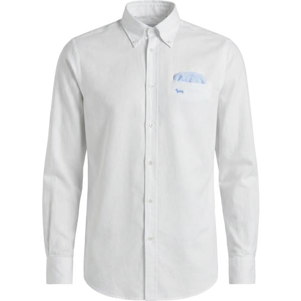 camicie Harmont&Blaine bianco tinta unita