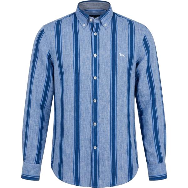 camicie Harmont&Blaine blu a righe