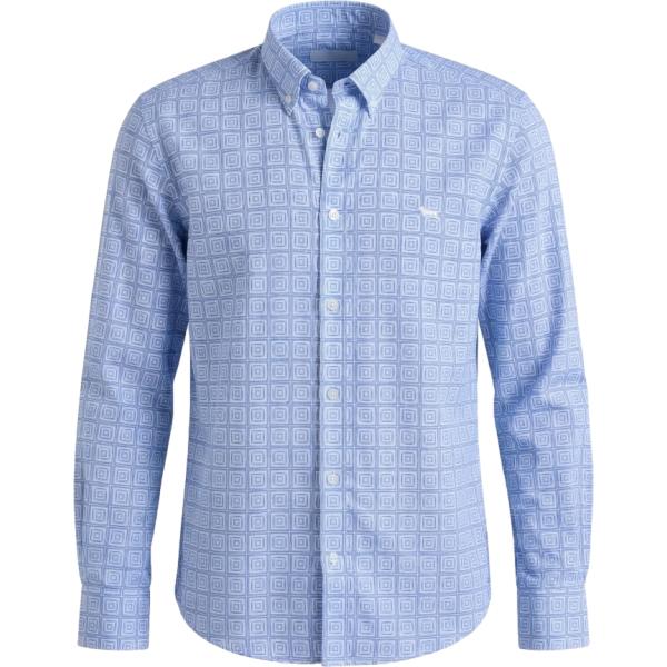 camicie Harmont&Blaine blu con stampe