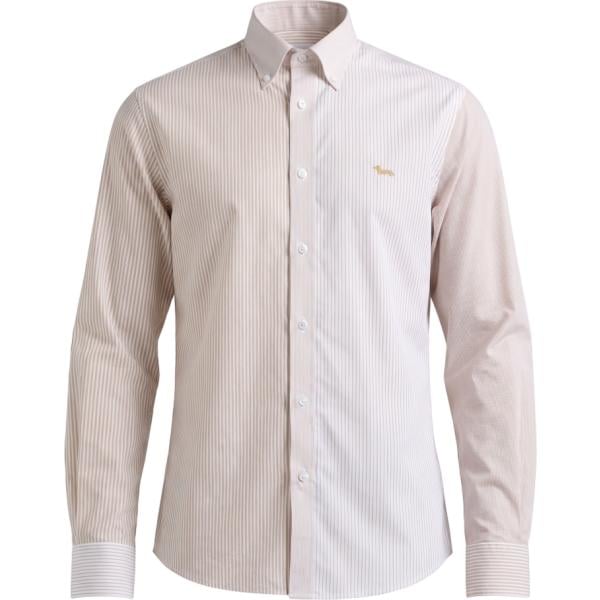 camicie Harmont&Blaine marrone a righe
