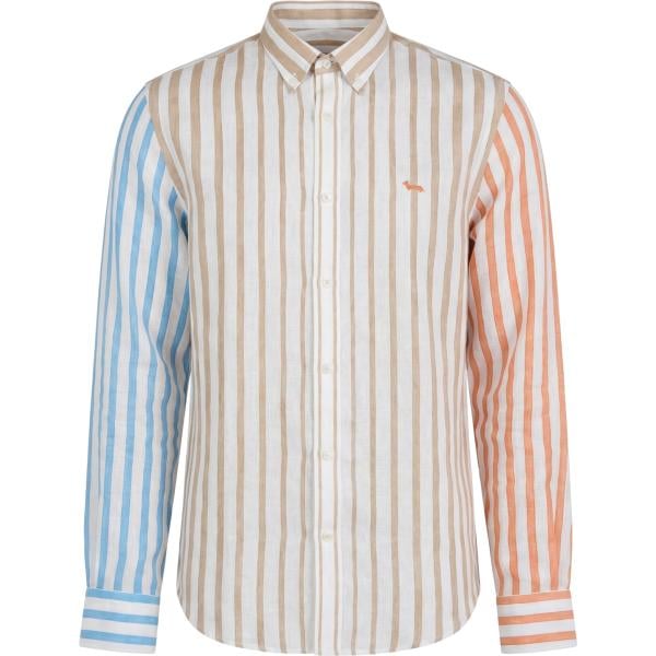camicie Harmont&Blaine marrone con stampe