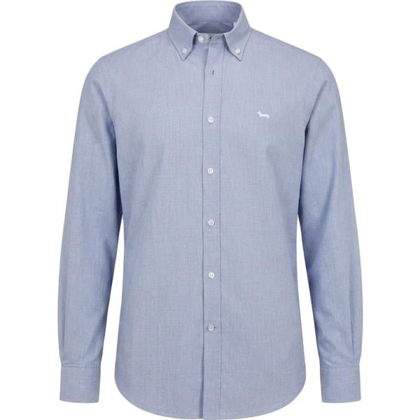 Camicia da uomo in blu scuro in cotone Harmont&Blaine Harmont&Blaine