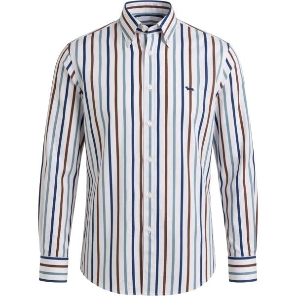 Camicia da uomo in grigio chiaro in denim Harmont&Blaine
