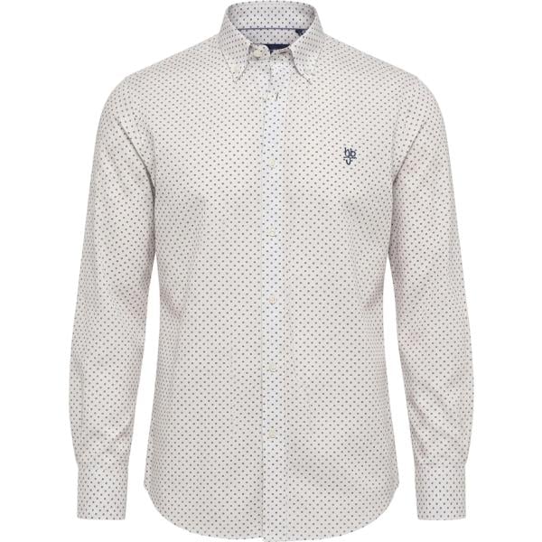 Camicia da uomo in grigio chiaro Harmont&Blaine