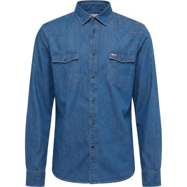 camicie Harmont&Blaine blu