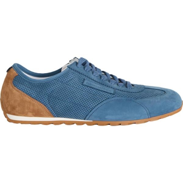 sneakers Harmont&Blaine blu con stampe