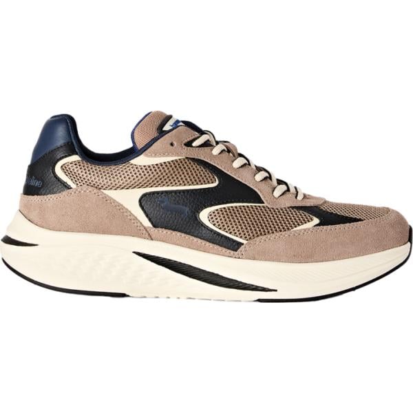 Sneakers da uomo con stampe effetto scamosciato con lacci in pelle Harmont&Blaine