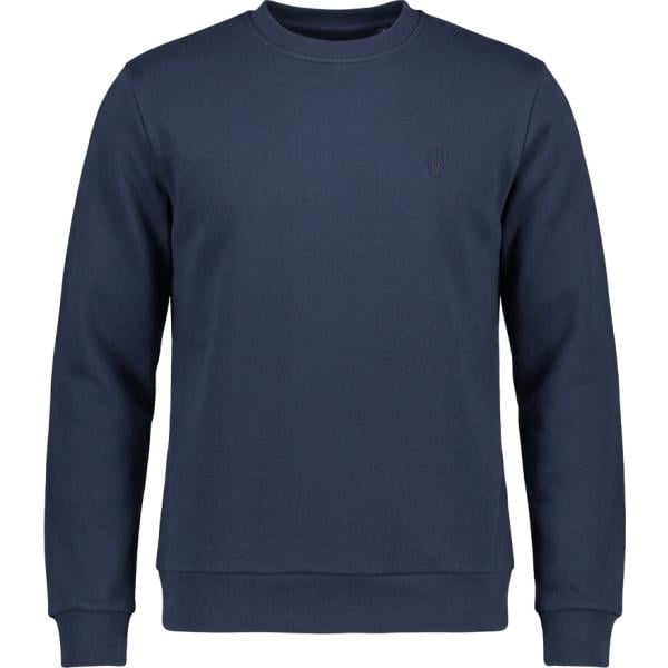 Felpa da uomo in blu scuro Harmont&Blaine