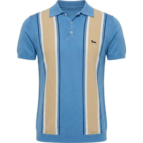 polo Harmont&Blaine blu a righe