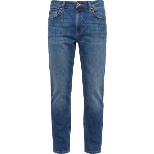 Jeans da uomo in marrone scuro collo a dolcevita made in italy in lana Harmont&Blaine