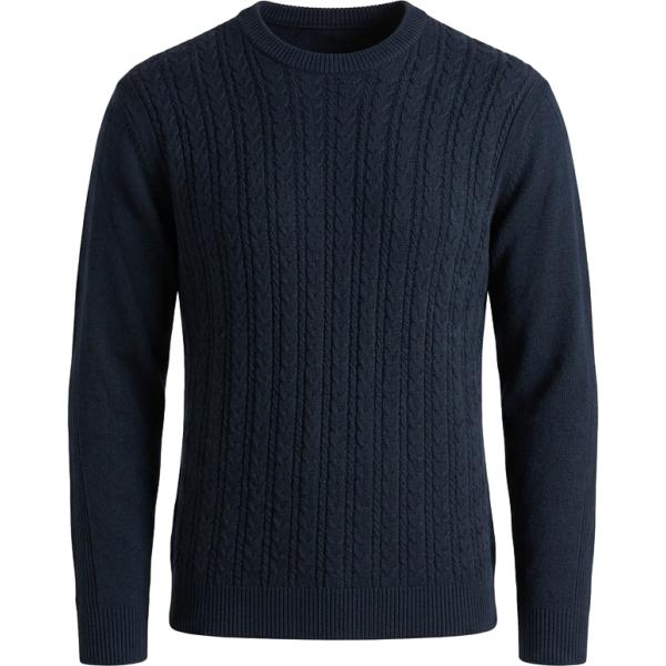 Maglione da uomo in blu scuro in lana Harmont&Blaine