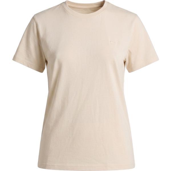 T-shirt da donna in grigio scuro girocollo in cotone Harmont&Blaine