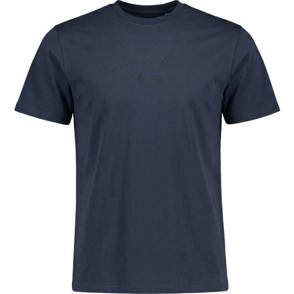 t-shirt Harmont&Blaine blu con stampe