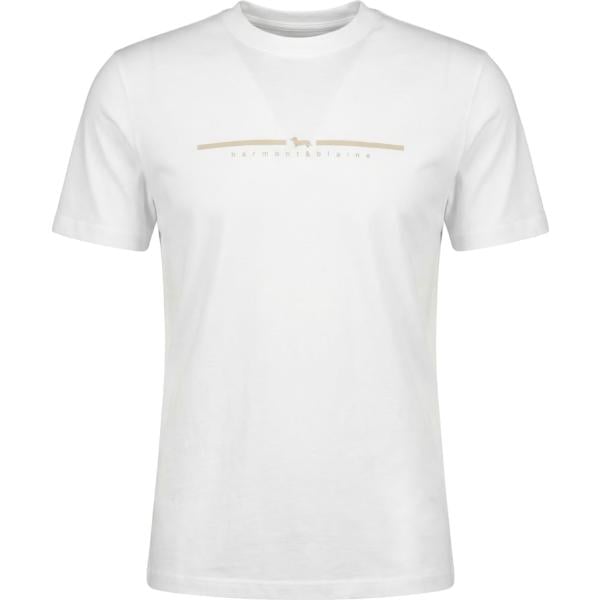 t-shirt Harmont&Blaine bianco con stampe