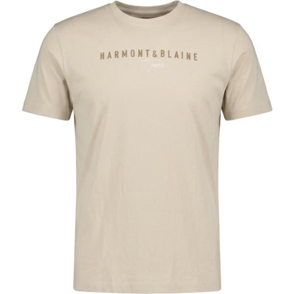 t-shirt Harmont&Blaine marrone con stampe