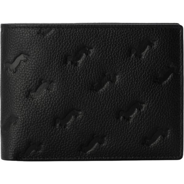 Portafoglio da uomo in nero pece Harmont&Blaine