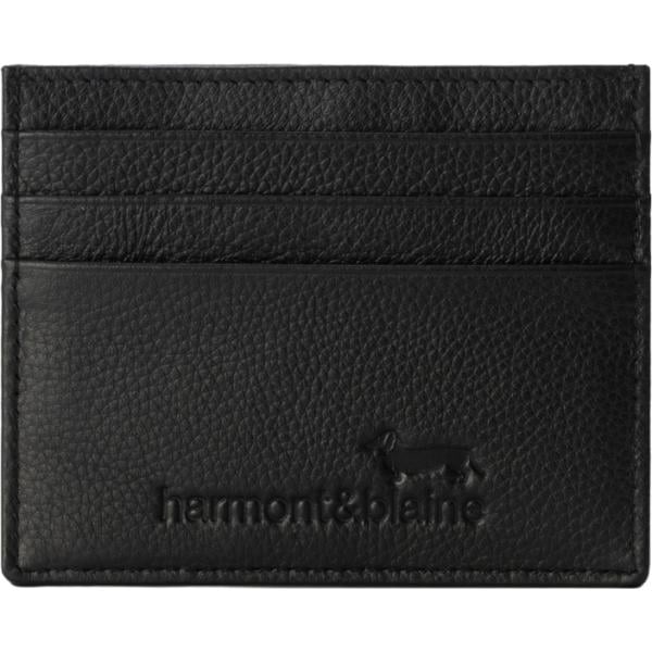 Portafoglio da uomo in nero pece Harmont&Blaine
