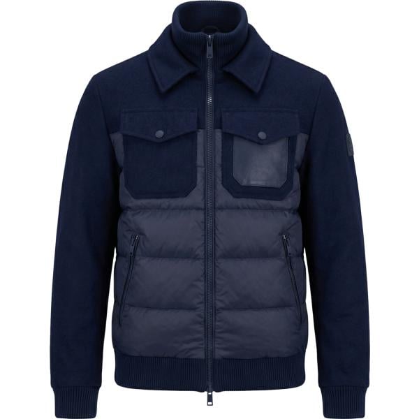 bomber Harmont&Blaine blu tinta unita