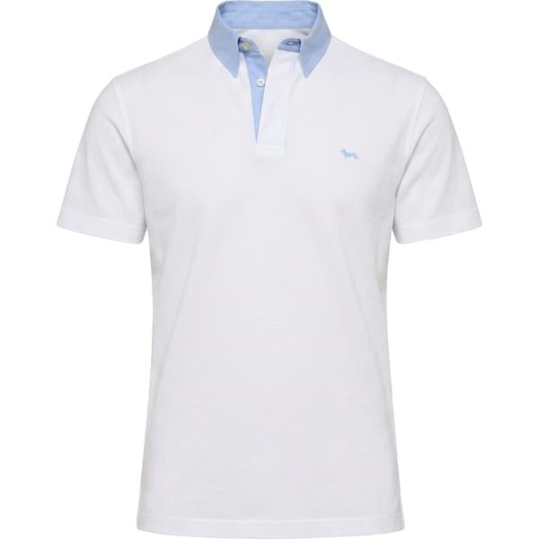 polo Harmont&Blaine bianco tinta unita