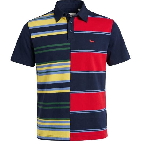 polo Harmont&Blaine blu a righe