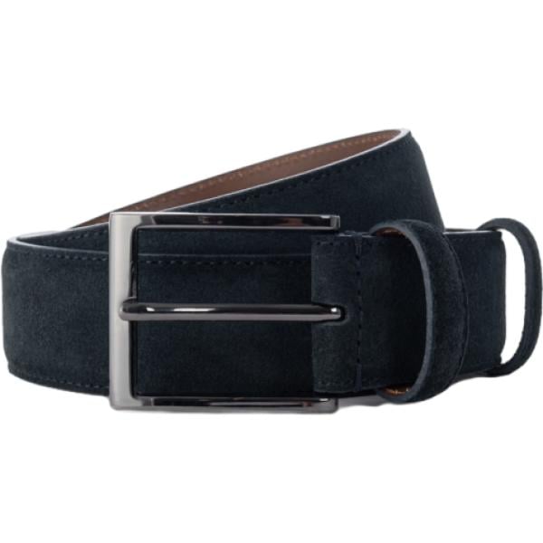 Cintura da uomo in blu scuro con fibbia in metallo Harmont&Blaine Harmont&Blaine