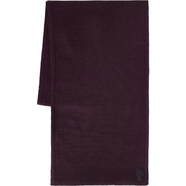 Sciarpa da uomo in rosso classico lavorato a maglia in lana Harmont&Blaine